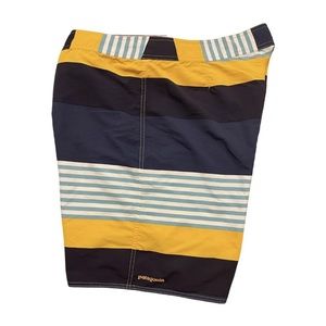 PATAGONIA MEN’S WAVEFARER BOARD SHORT SIZE 36 86556 2012 SURF SWIM SUMMER BEACH